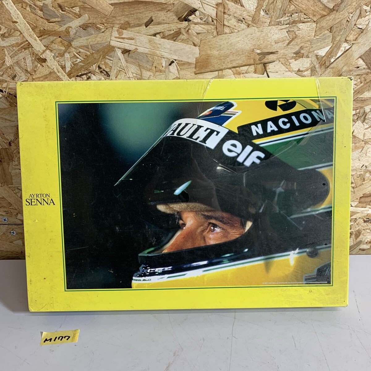 新品 シュリンク破れ AYRTON SENNA アイルトン・セナ ジグソーパズルコレクション 静なる炎 F-1 モータースポーツ パズル 1000ピース M177