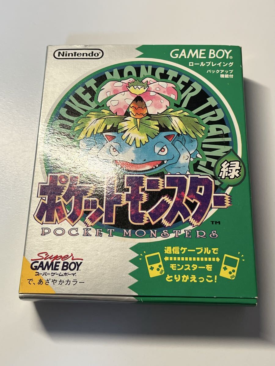 ゲームボーイ ポケットモンスター緑 電池切れ　セーブ不可