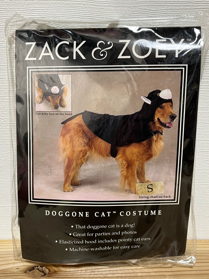 ZACK & ZOEY DOGGONE CAT COSTUME S 未使用 ザック&ゾーイ casual canine ペット 猫 コスチューム パグ マルチーズ パピヨン など 小型犬