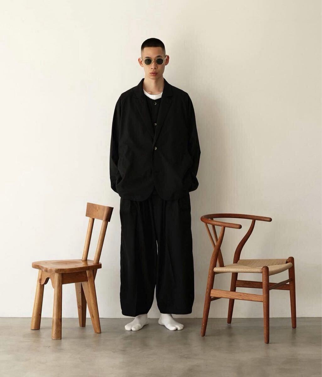 Sillage Navy Wool Circular Pants シアージ