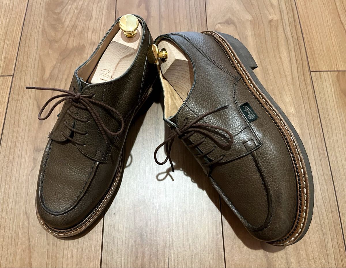 限定品シボ☆オリーブ★PARABOOT シャンボード サイズ5 CHAMBORD パラブーツ ミカエル ランス