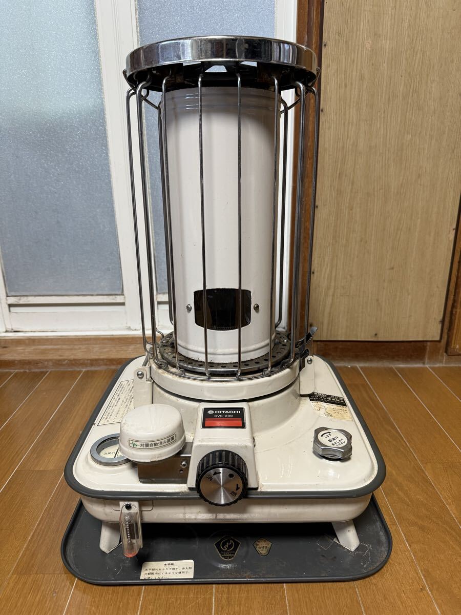 日立　ストーブ　OVC-230 古い　 石油ストーブ　アンティーク　 暖房器具　オブジェ　丸型　アラジン風　 昭和レトロ　インテリア　希少