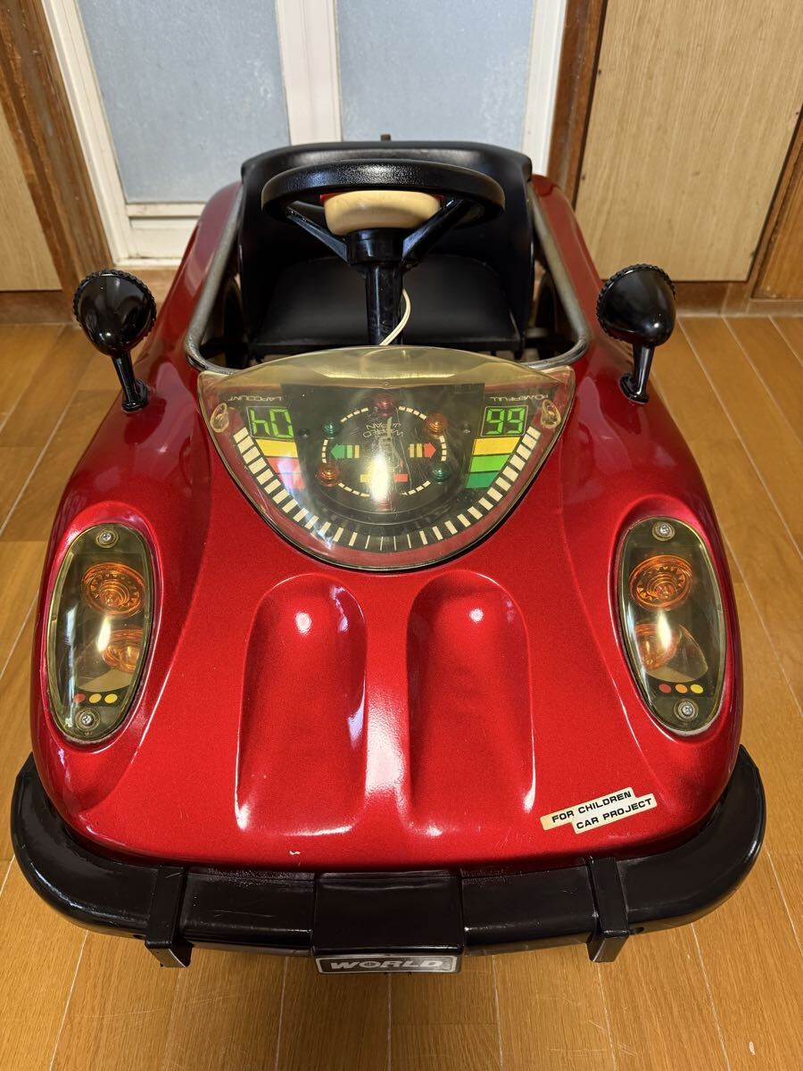 ペダルカー 足こぎ　乗用玩具 当時物 ワールド パンサー 830-08 レトロ　ビンテージ インテリア オブジェ 希少 子供 遊具 スーパーカー