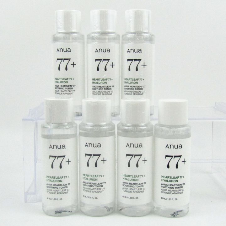 アヌア ドクダミ77スージングトナー 7点セット 未使用有 化粧水 コスメ まとめて 大量 レディース 40mlサイズ ANUA