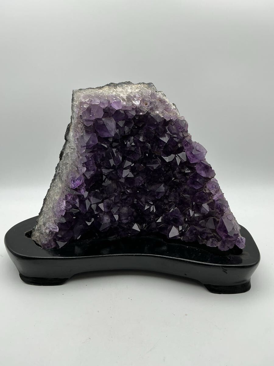 アメジストドーム 紫水晶 アメジスト 鑑賞石 天然石 原石 パワーストーン 置物 クラスター原石 鉱物 鉱石
