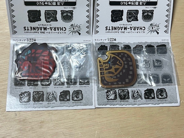 モンハン　20th Anniversary　キャラマグネッツ12種