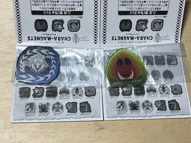 モンハンワイルズ　キャラマグネッツ　12種