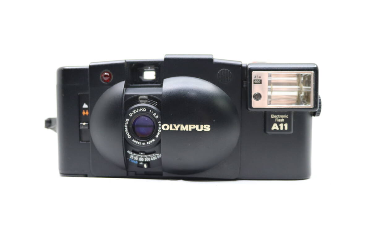 ★良品★OLYMPUS オリンパス XA2 ＋ A11 XAシリーズ！初心者の方にも扱いフィルムカメラです！A11おまけ付き OK8964