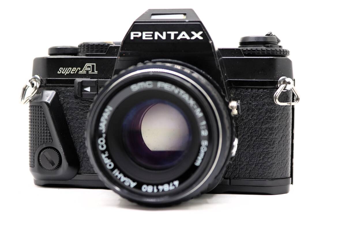 ★良品★PENTAX ペンタックス Super A + SMC PENTAX-M 50mm F2 レンズセット！ OK8994