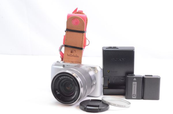 ★Sony ソニー α NEX-C3 ズームレンズキット シルバー★#H0042511017A