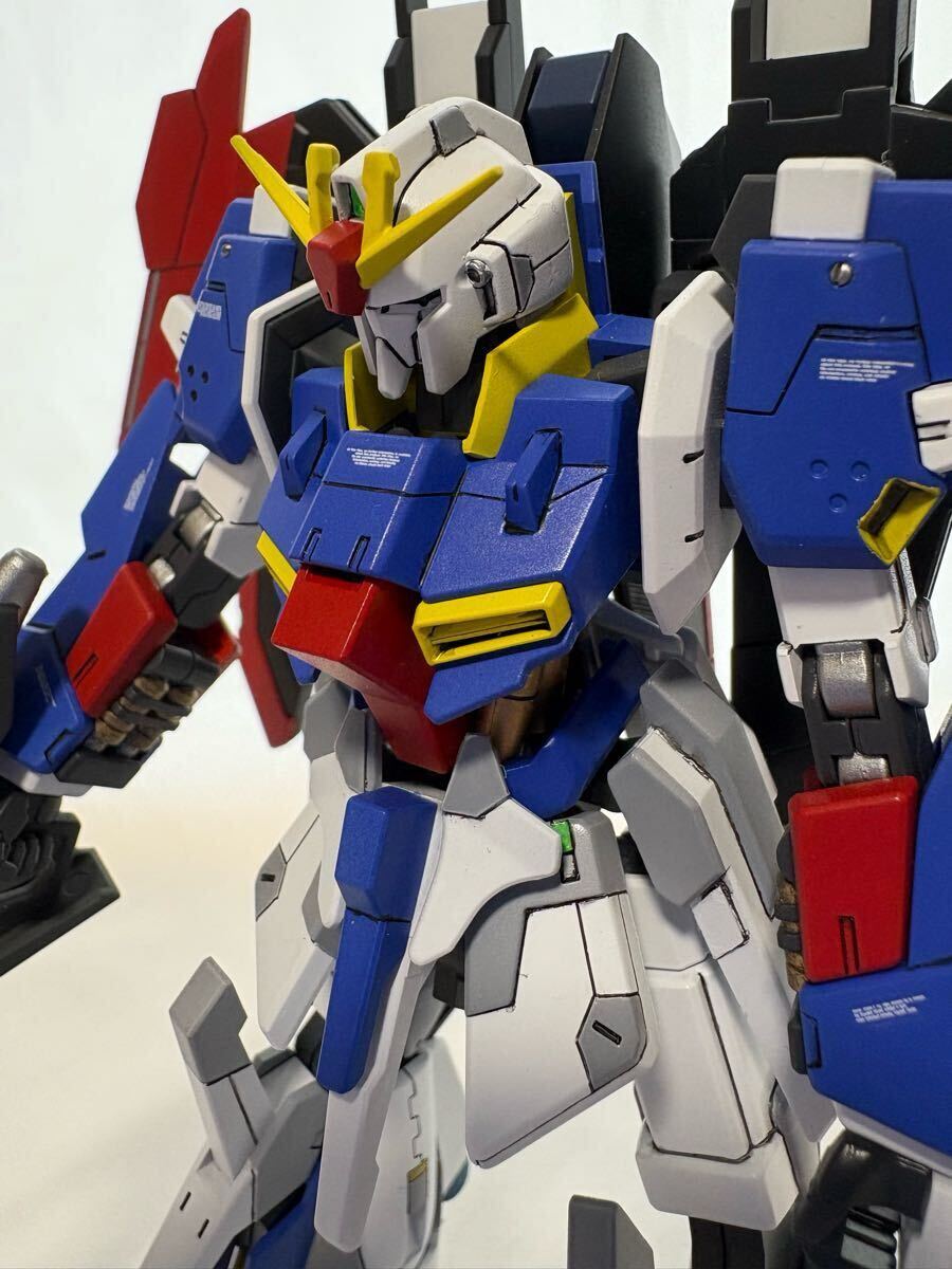 HGBF 1/144 ライトニングＺガンダム 塗装済み 完成品 ゼータガンダム プラモデル ガンダムビルドファイターズ ガンプラ