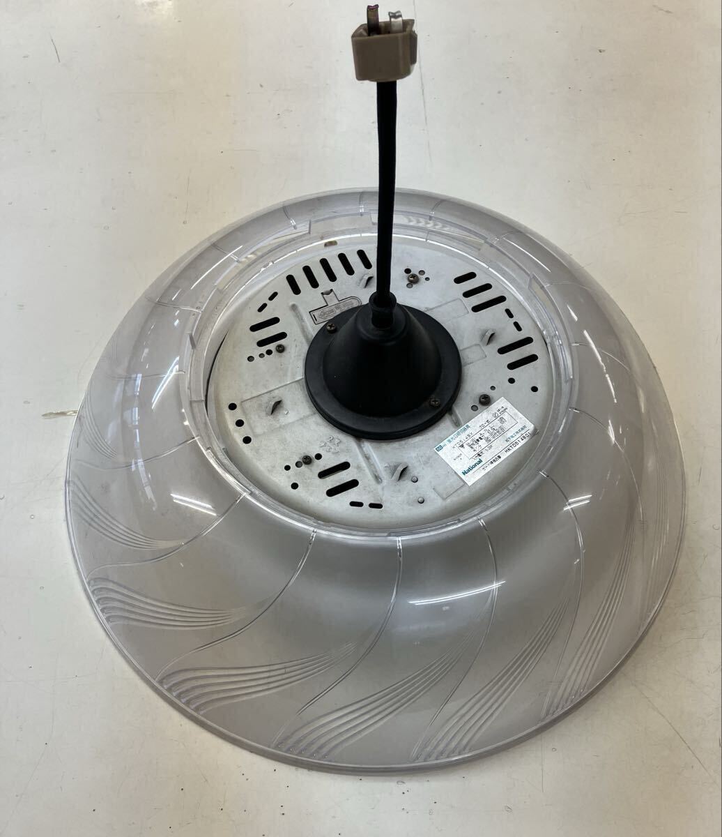National ナショナル 天井照明 照明器具 レトロ グロー式 電気傘 50Hz 蛍光灯照明器具　現状品　[送料無料]