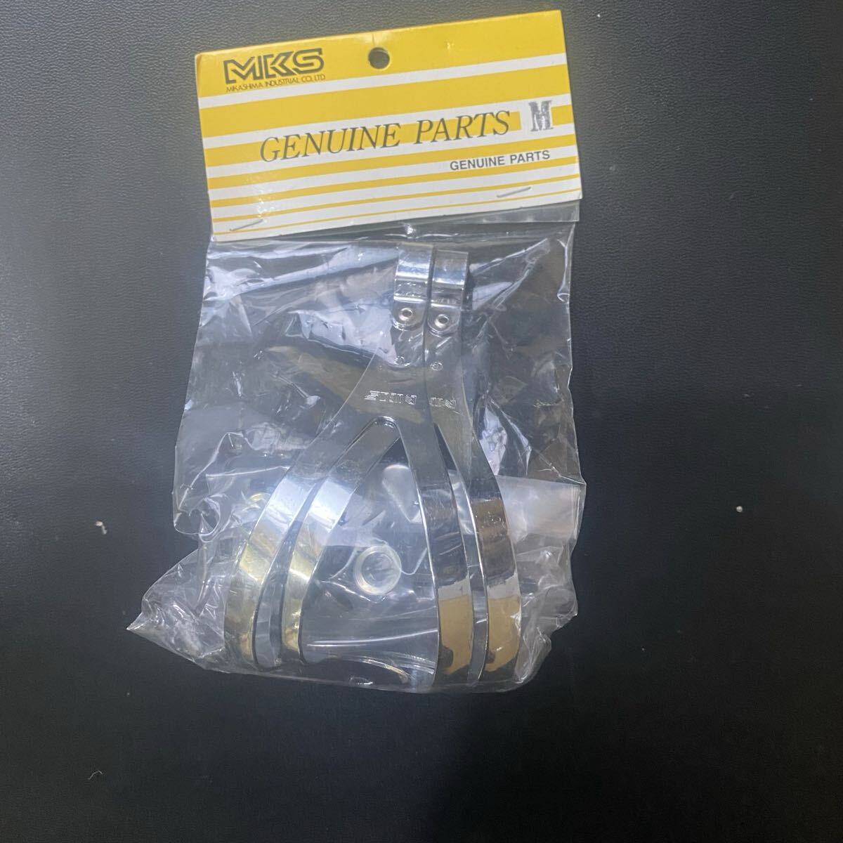 MKS 三ヶ島製作所　トークリップ　toeclip Mサイズ 鉄　競輪　NJS トウクリップ