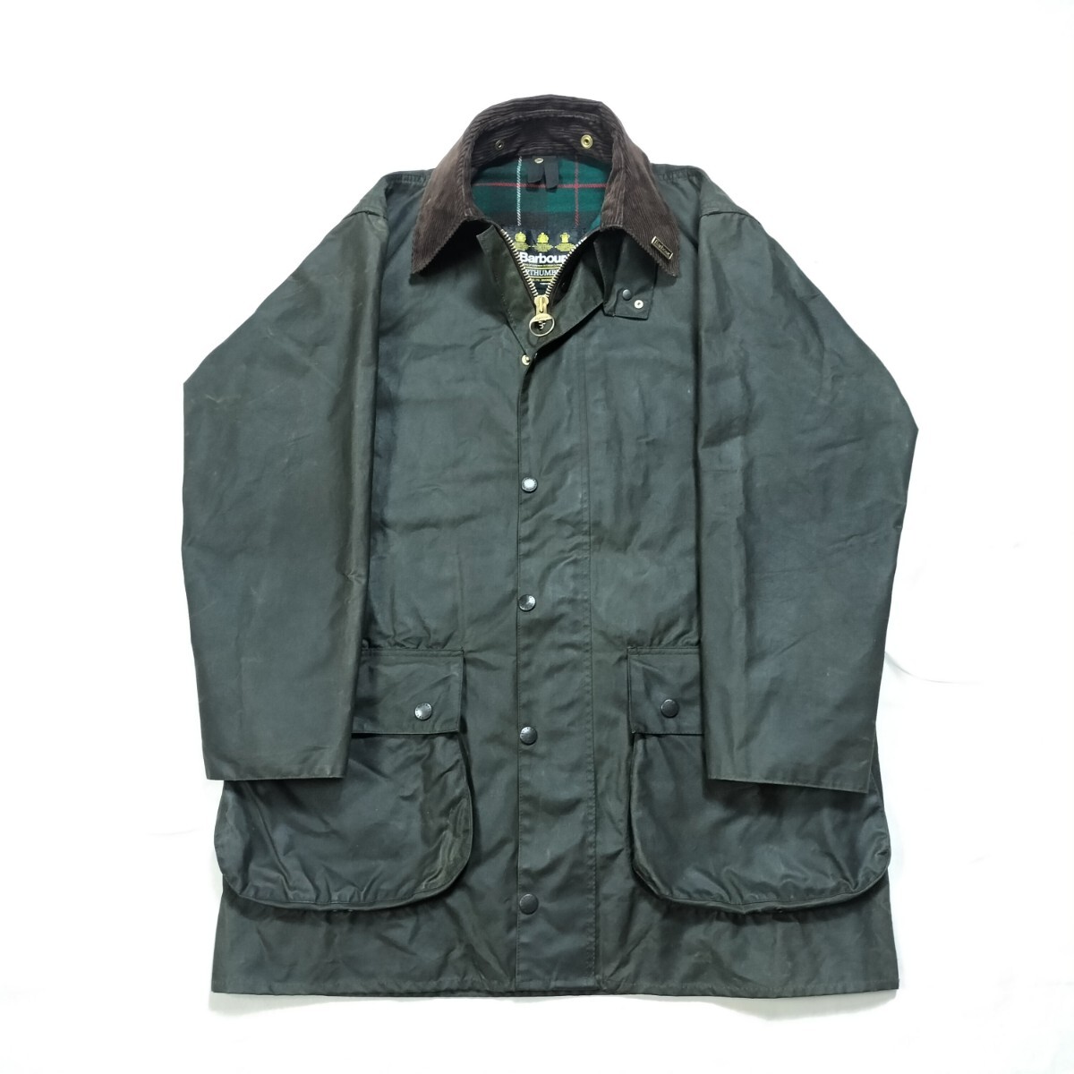 vintage Barbour northumbria　c42 バブアー　ノーザンブリア セージ