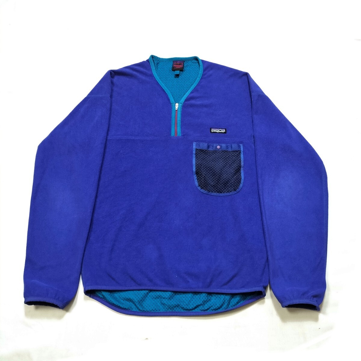 PATAGONIA パタゴニア CAPILENE　カヌー フリース　L USA製　　カヤック　コバルトブルー　ターコイズ