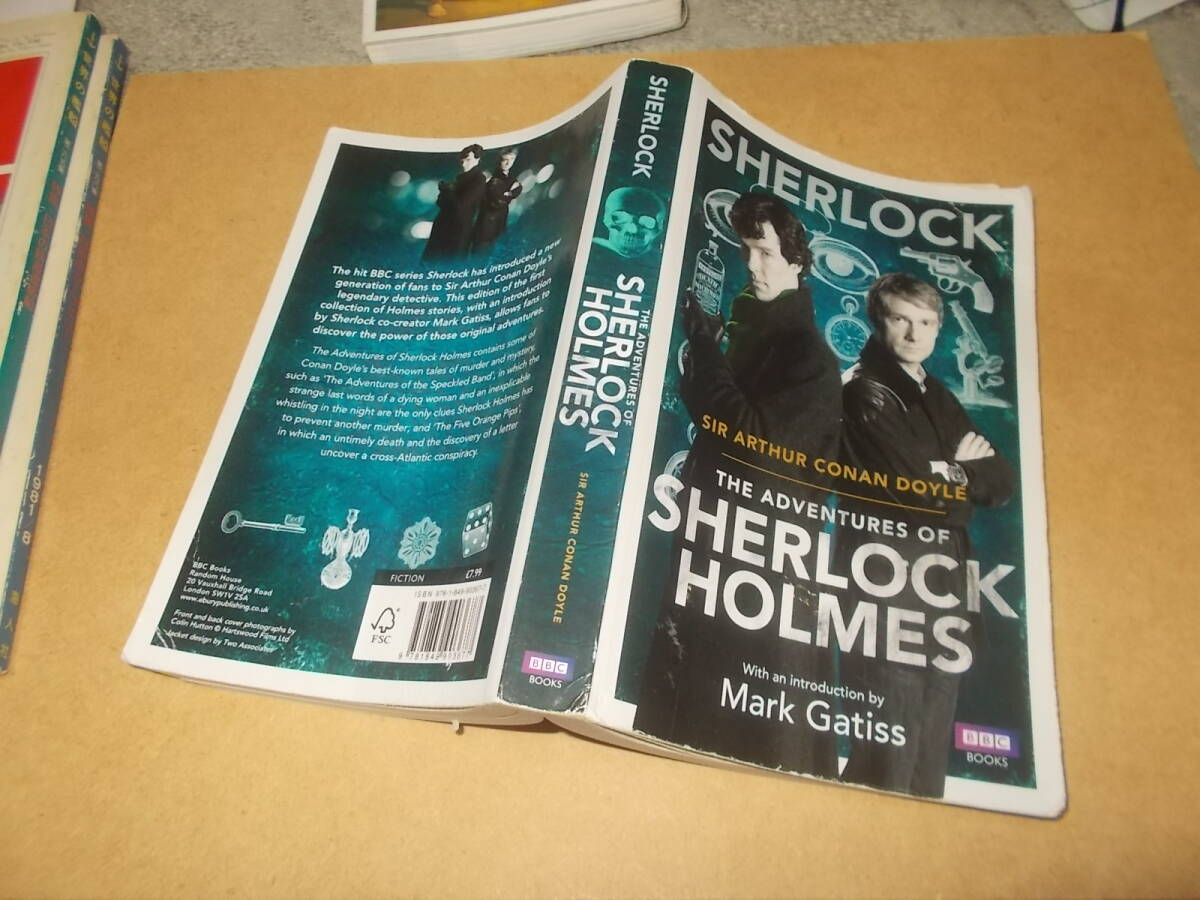 洋書 The Adventures of Sherlock Holmes(シャーロック・ホームズの冒険)(2011年)送料116円　短編12篇収録　注！ややイタミ！