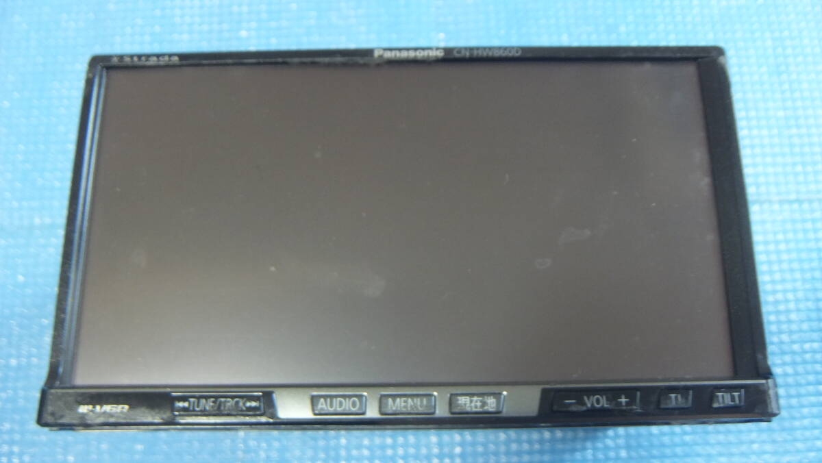 即決 Panasonic パナソニック ナビ 本体のみ 部品取 ストラーダ Strada HDDナビ CN-HW860D ジャンク