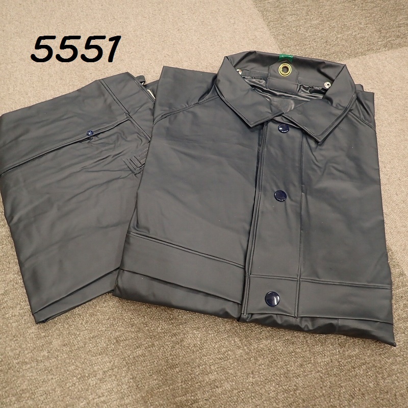 ●FK-5551　デッドストック　未使用品　国鉄制服　雨衣　カッパ　上下セット　20251113