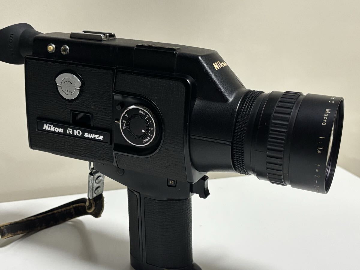 Nikon R10 SUPER 8mm フィルムカメラ Cine-NIKKOR Zoom C Macro 1:1.4 f=7-70mm ニコン カメラ レンズ ビデオ
