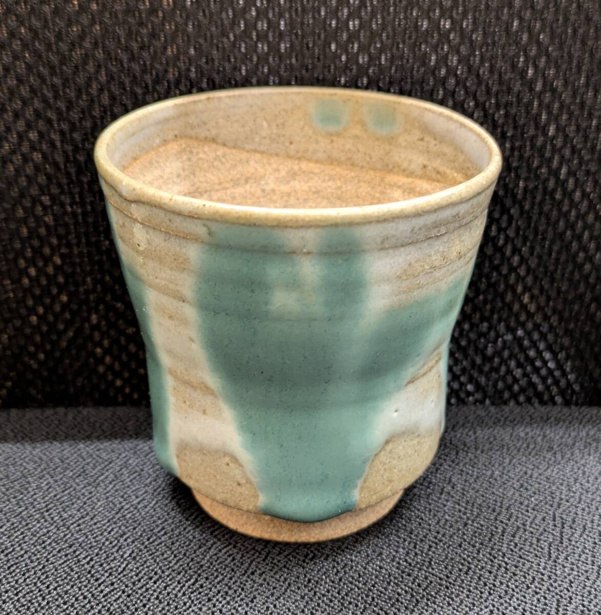 【14091】1円出品 越中三助焼 在銘有 湯呑 1客 湯飲 焼物 陶器 食器 茶道 茶器 茶道具 煎茶道具 骨董 美術 芸術 工芸 現状品 2点まで同梱可
