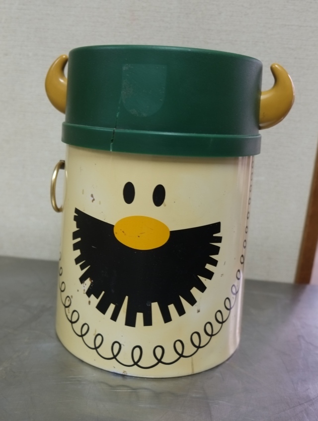 昭和レトロ バイキング / ゴミ箱 ビンテージ ダストボックス ごみ箱