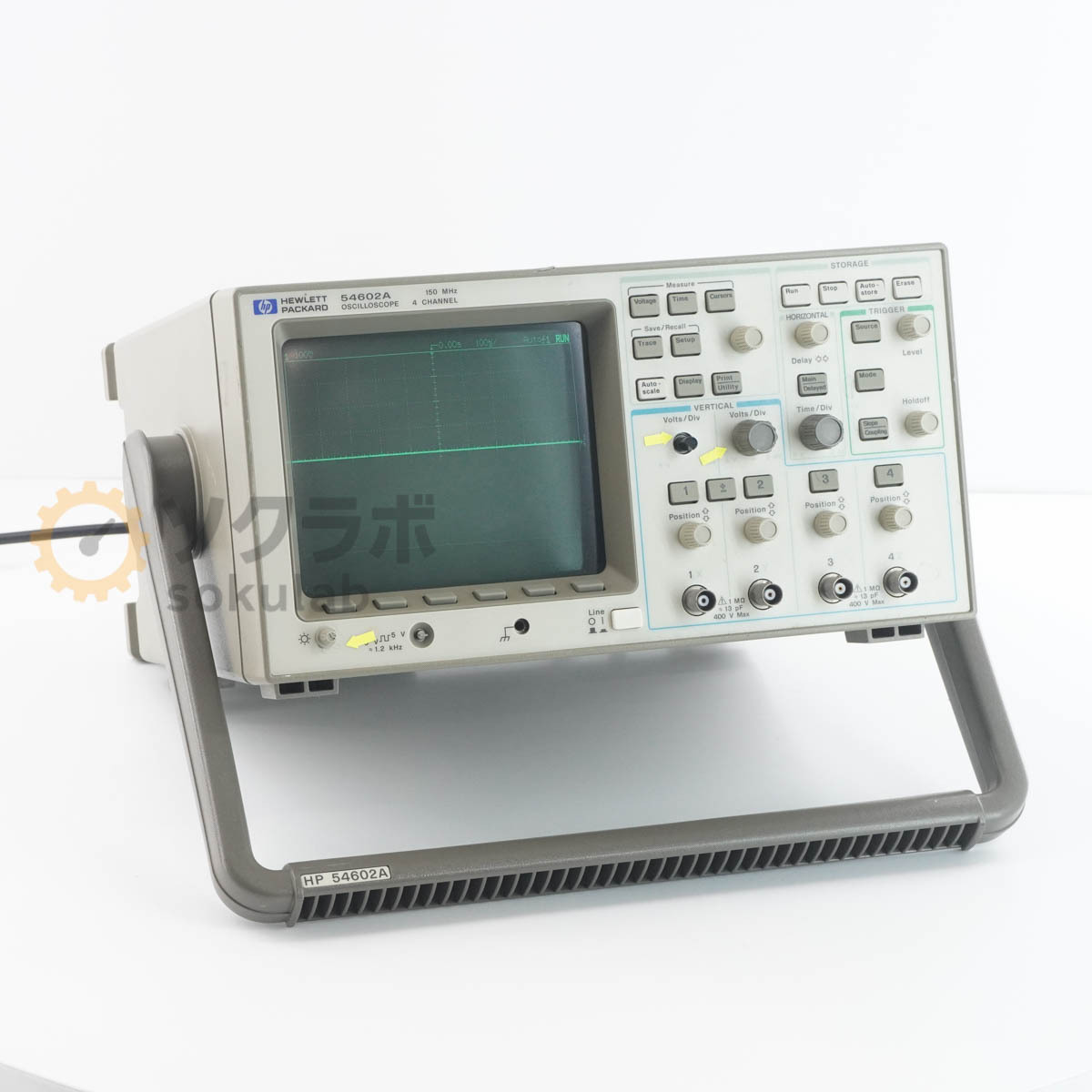 [JB] 保証なし 54602A hp OSCILLOSCOPE 150MHz 4ch 54657A Agilent アジレント Keysight キーサイト オシロスコープ[07641-0080]