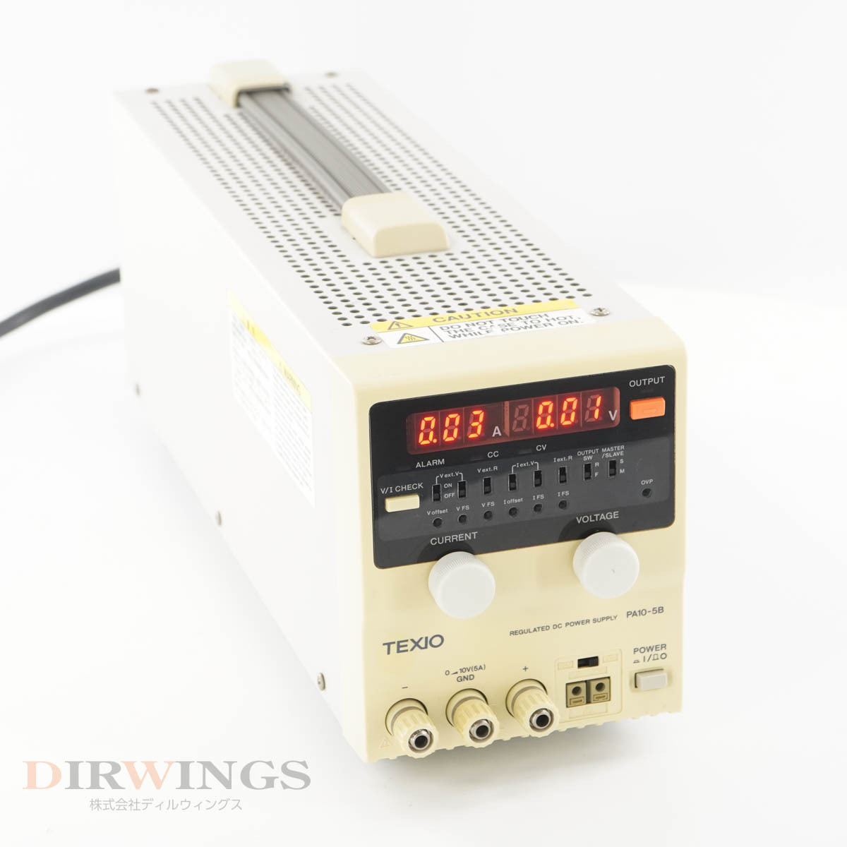 [DW] 8日保証 2台入荷 PA10-5B PA-B TEXIO テクシオ REGULATED DC POWER SUPPLY 直流安定化電源 DC電源 直流電源[06145-0005]