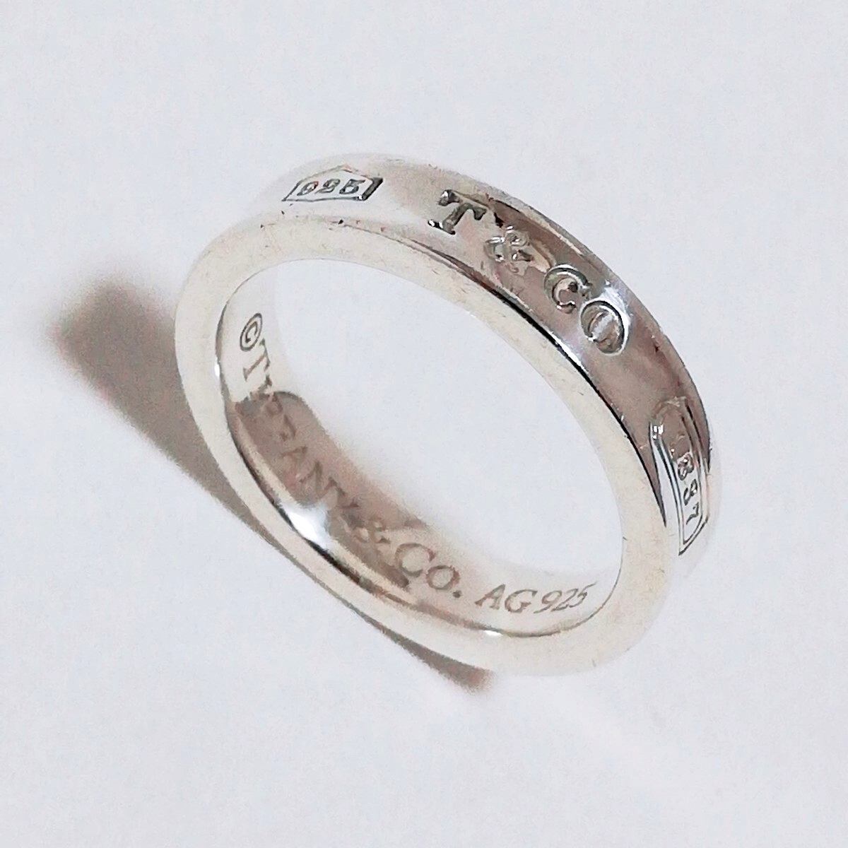 TIFFANY&Co ティファニー 1837 ナローリング 7号 /シルバー/AG925 指輪 レディース/送料無料