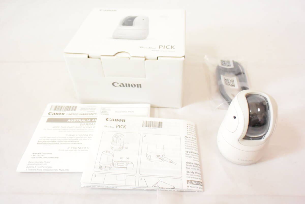 【未使用品】 Canon キヤノン PSPICK WH デジタルカメラ PowerShot PICK ホワイト