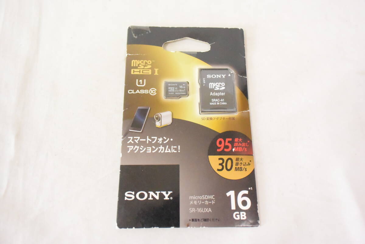 【新品】 SONY ソニー micro SDHC メモリカード CLASS10 16GB SR-16UXA / T1 （国内正規品）
