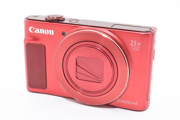★ジャンク★ 動作OK！キヤノン Canon PowerShot SX620 HS レッド コンパクトデジタルカメラ #01251121