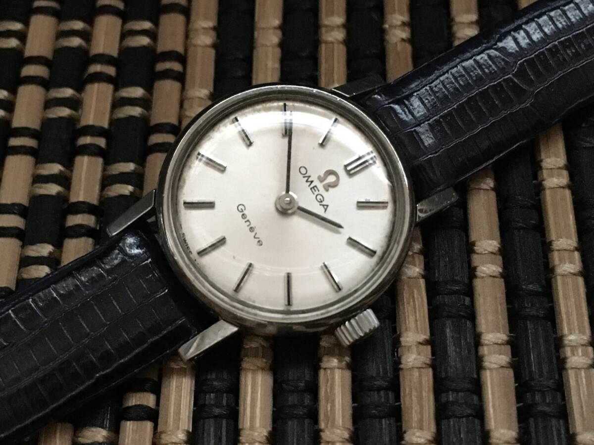 [◆5nv]OMEGA Geneve/ジュネーブ シルバー 手巻き