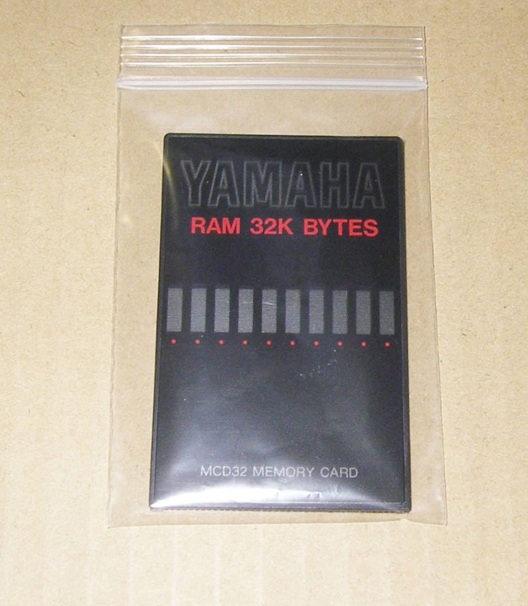 ★YAMAHA MCD32 MEMORY CARD RAM 32K BYTES★OK!!★MADE in JAPAN★