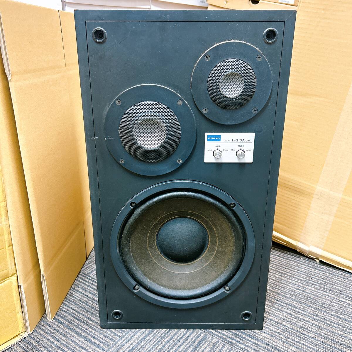【01】通電確認済 ONKYO/オンキョー E-313A OAK 現状品 
