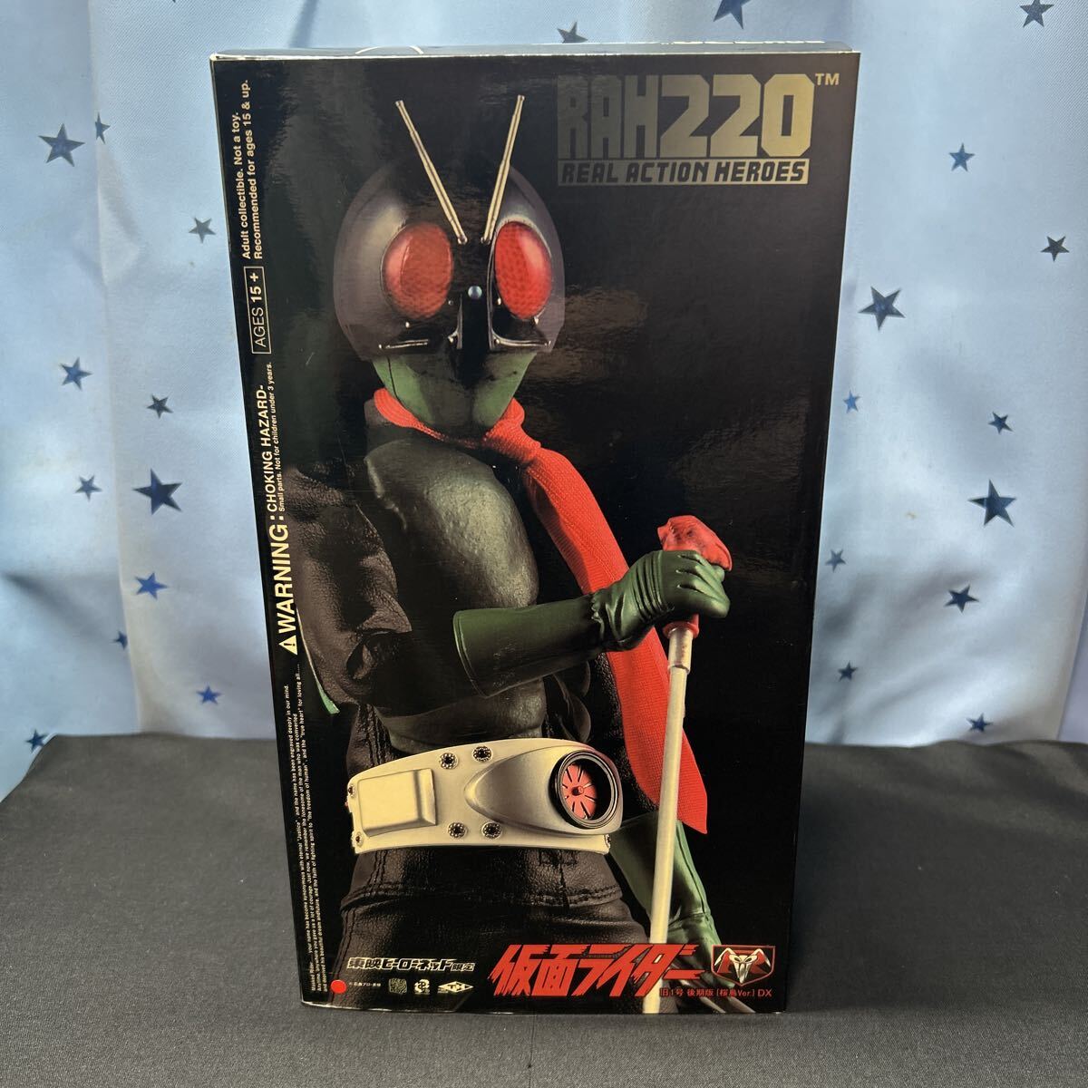 cqgo メディコムトイ リアルアクションヒーローズ RAH220DX 東映ヒーローネット限定 仮面ライダー旧1号 後期版(桜島Ver.)DX