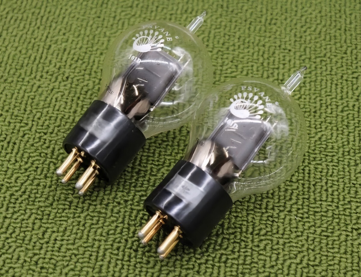 即納7日保証送料無料 黒 ペア 2本 最新ロット新品 PSVANE プスバン 貴族之声 101D マッチドペア 真空管 ブラック 管理202511nskm
