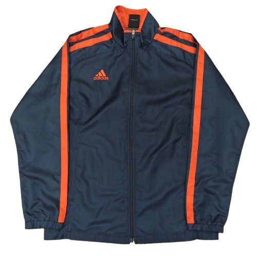 adidas ナイロン ジャケット X48284 サイズO ネイビー アディダス 古着 中古品