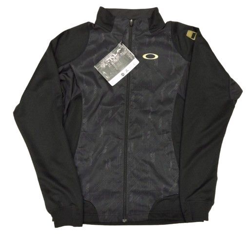 OAKLEY トラックトップ 411855JP サイズS ブラック ジャージージャケット オークリー タグ付 未使用品