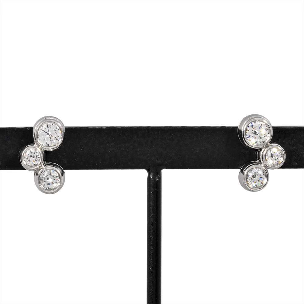 ティファニー Tiffany&Co. バブル ピアス ダイヤモンド Pt950 3.4g プラチナ レディース
