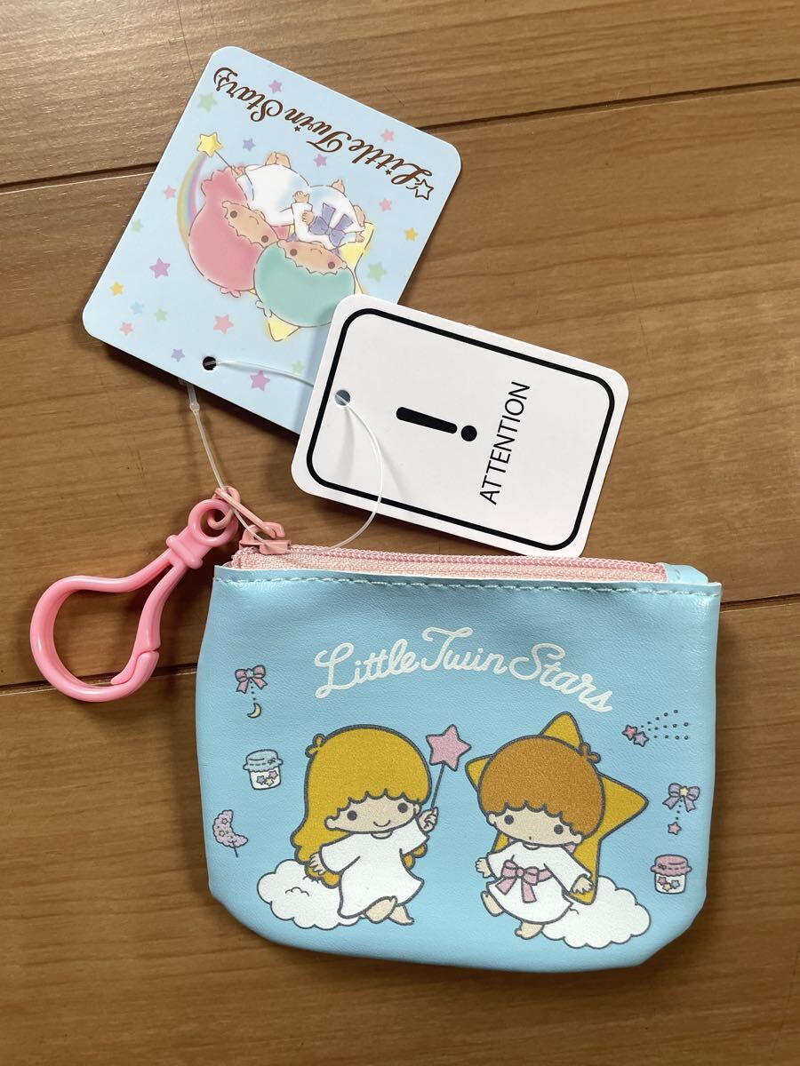 ★未使用新品！リトルツインスターズ☆合皮素材がすてき！コインケース　小銭入れ☆送料140円★