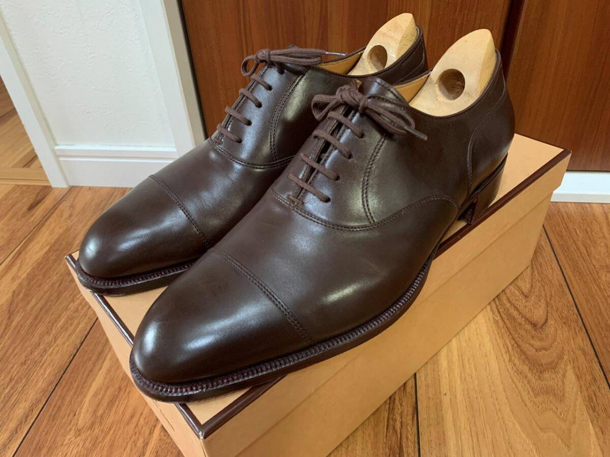 ジョンロブ パリ ビスポーク 究極の ストレートチップ CITYⅡ フィリップⅡ 価格130万円以上 ハンドメイドの怪物 サイズ71/2E程度