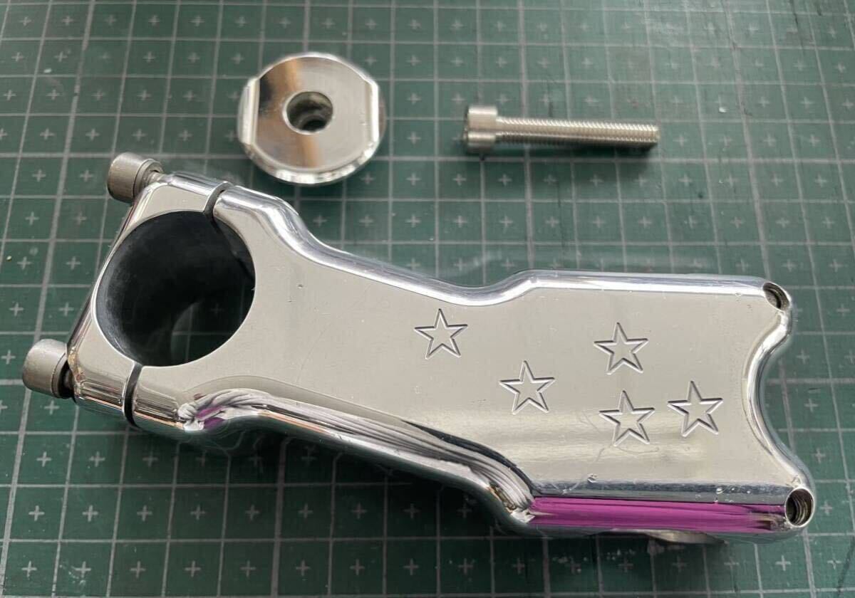 新品未使用 Five Star Focus USA OS Ahead MTB Stem 20°75mmL 25.4mmBar アルミポリッシュ アメリカ製 1998年購入 アメリカ製 激レア