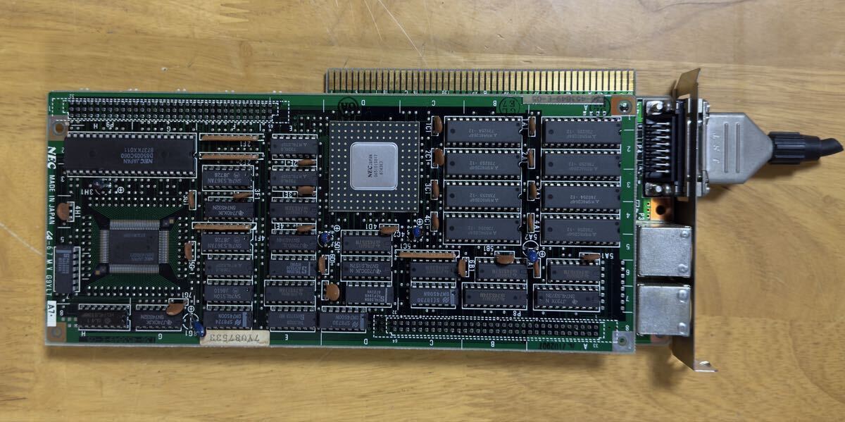 NEC PC-9801VX グラフィック拡張カード 7Y087533 通電反応あり ジャンク扱い
