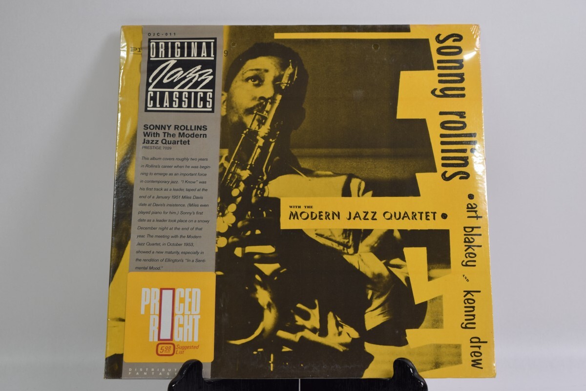 新品 未開封 LP ソニー・ロリンズ SONNY ROLLINS WITH THE MIDERN JAZZ QUARTET OJC011 ジャズ JAZZ レコード 音楽 洋楽 RR-564H/711