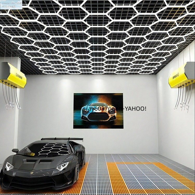 六角LEDハニカム照明 防水・高輝度 スタジオ/ガレージ/サロン用モジュールライト DIY可能