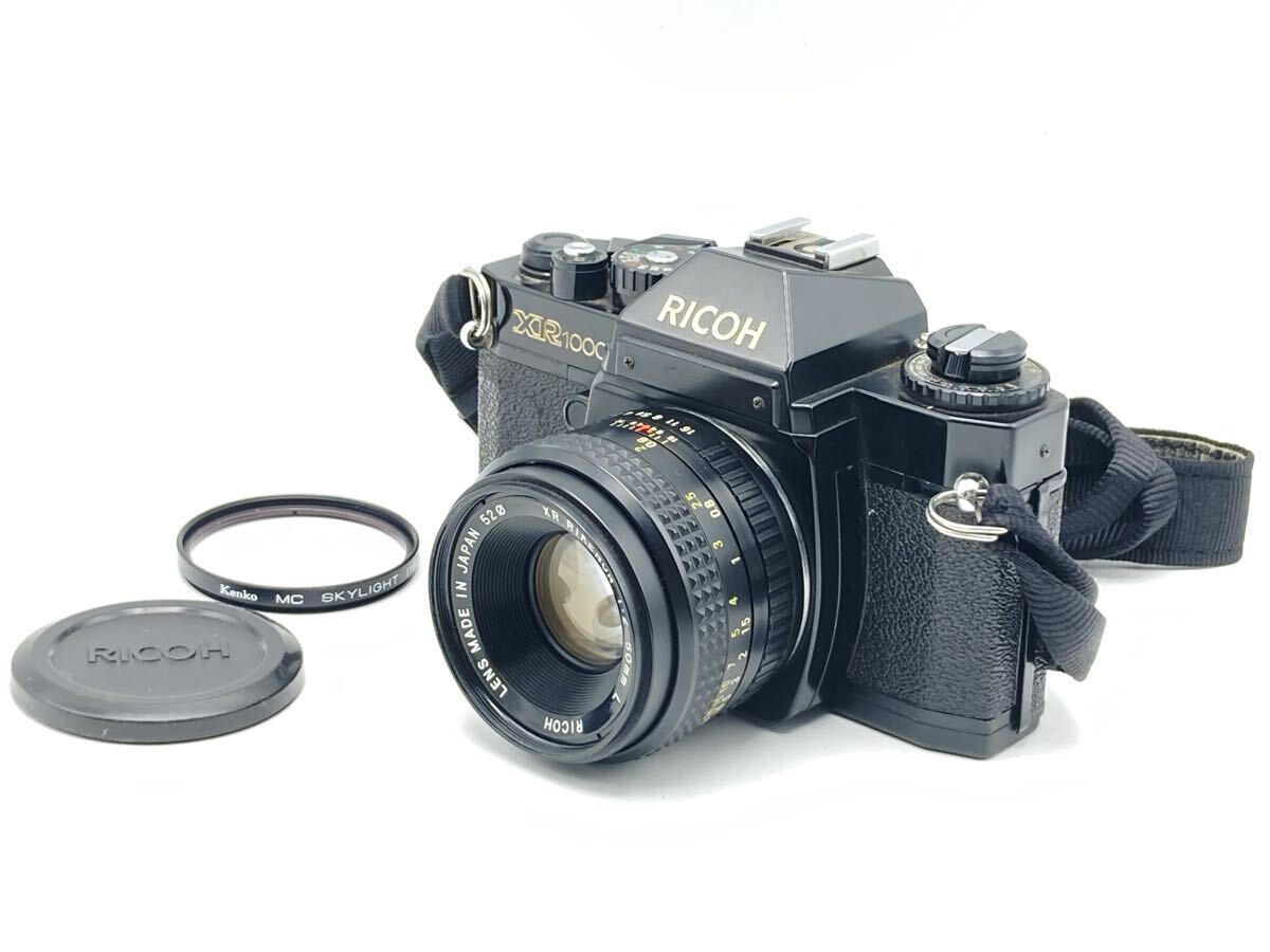 〓セット〓RICOH XR 1000S RIKENON 50mm 1:2 一眼レフ フィルムカメラ レンズセット 0611R7E