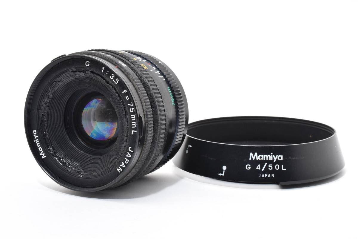 MAMIYA G 75mm f3.5 L マミヤ 中判カメラレンズ 【ジャンク】 #3152