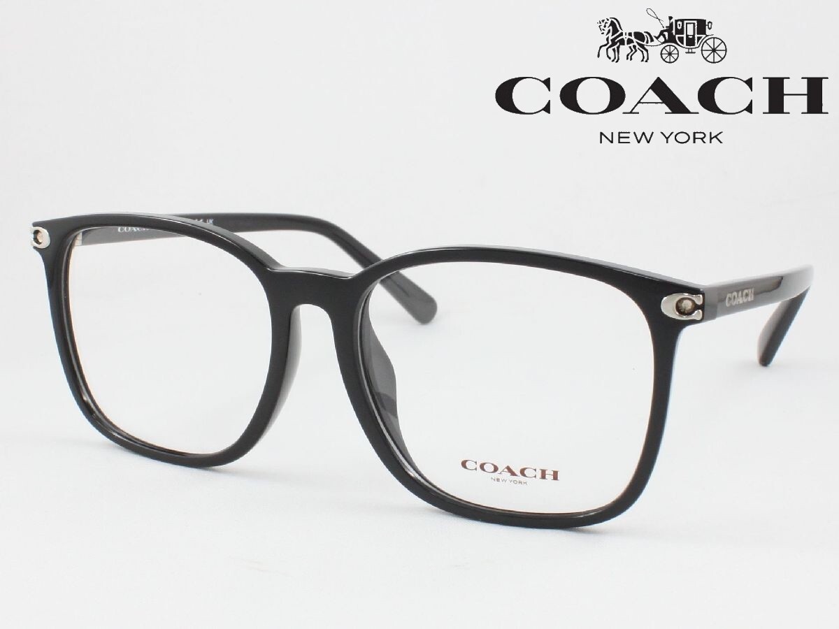 COACH コーチ メガネフレーム HC6254BD-5002 度付き対応 近視 遠視 老眼鏡 遠近両用 正規品 ウェリントン スクエア アジアンフィット