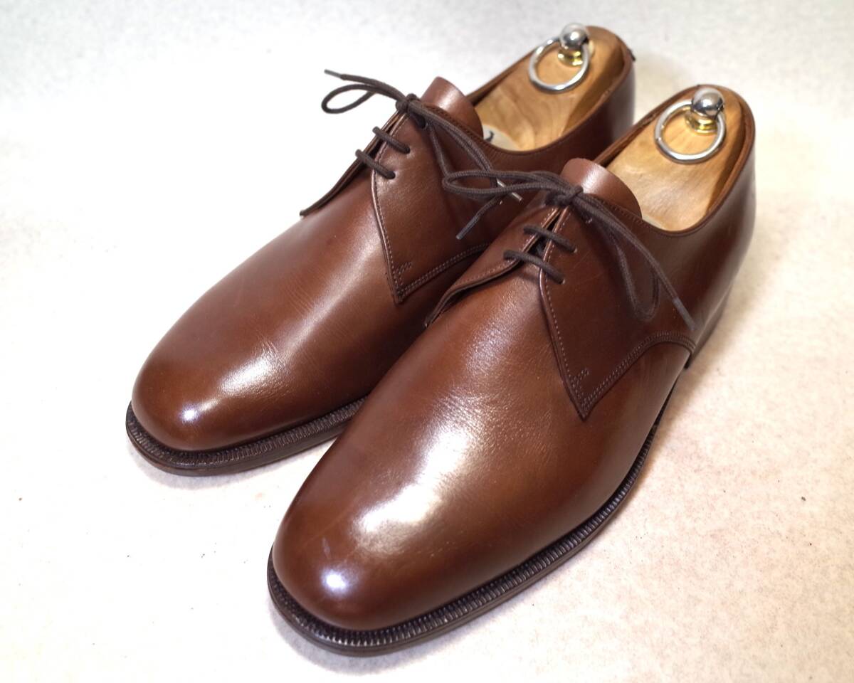 【即決価格落札で送料無料】5541■K SHOES/Kシューズ/イギリス■使用少/英国製ビンテージ/プレーントゥ/グッドイヤーウエルト/27cm■
