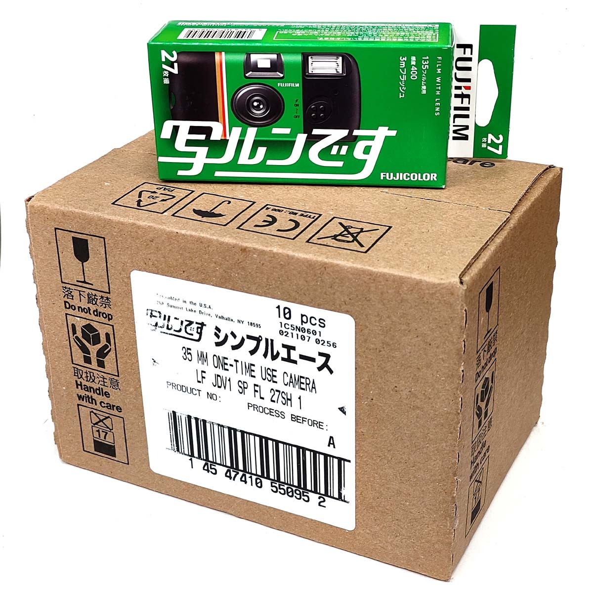 【10個セット】写ルンです 400-27枚撮【即決】フラッシュ付 使い捨てカメラ レンズ付フィルム★富士フイルム FUJIFILM 4547410550955 新品